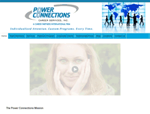 Tablet Screenshot of powerconnectionsinc.com